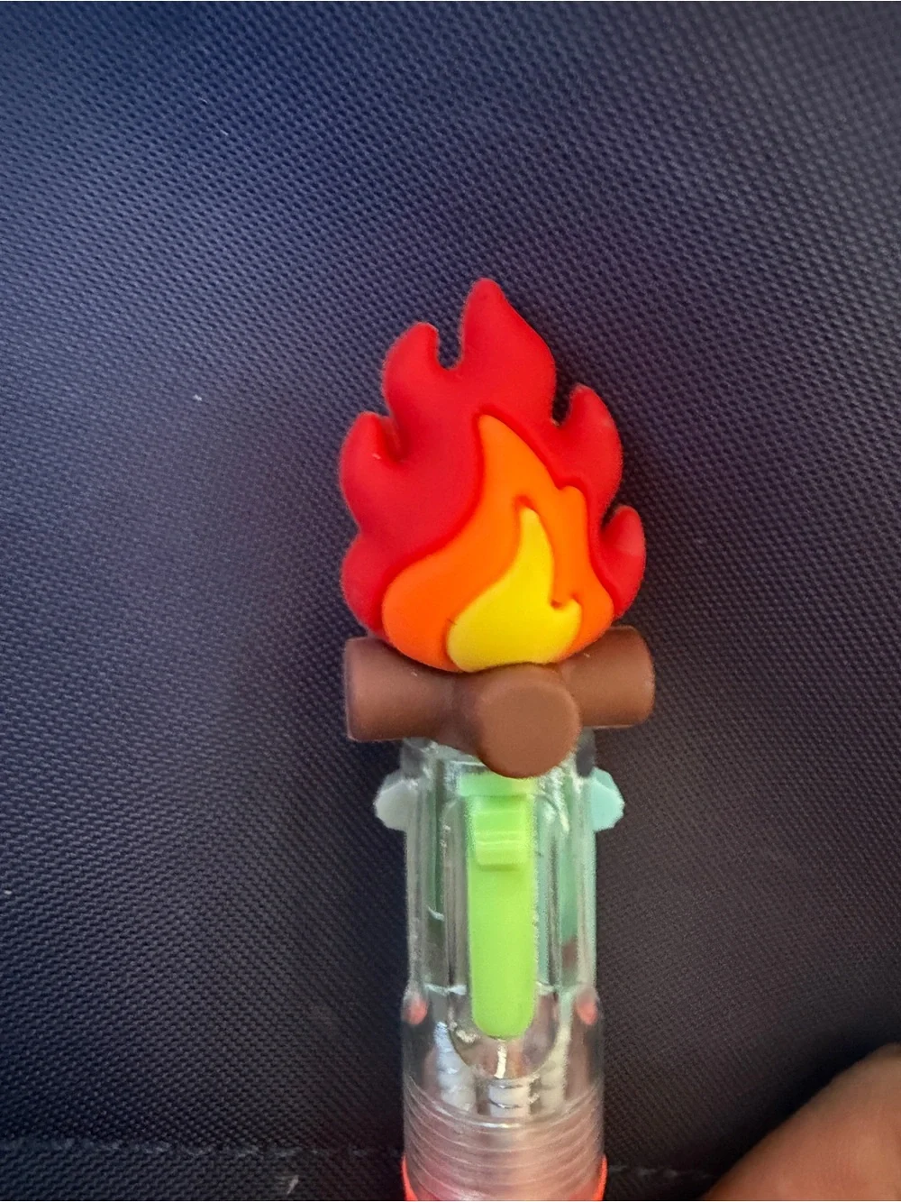 Multi-Color Flame Multi-Ink Ballpoint Pen for Kids